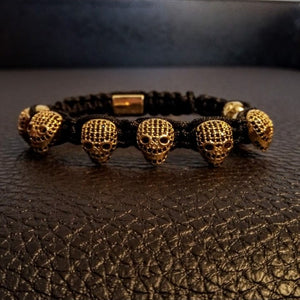 Yellow gold luxury skulls